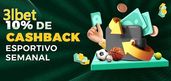 10% de bônus de cashback na 3lbet