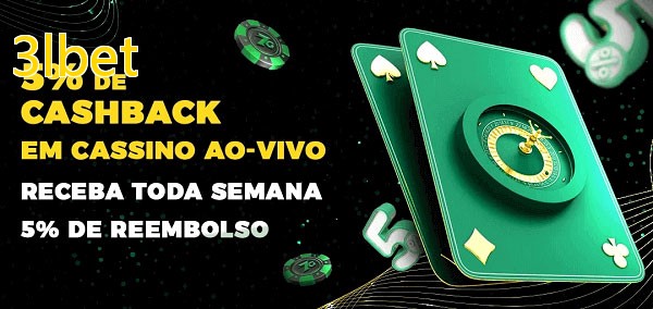 Promoções do cassino ao Vivo 3lbet